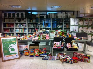 En la imagen, los juguetes que se han reunido en esta campaña promovida por el Consell d'Eivissa y la Cruz Roja. 