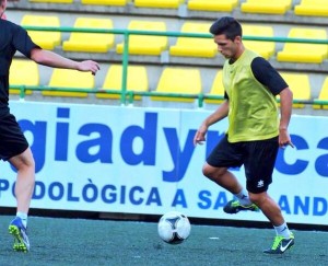 El jugador ibicenco Aitor Ramírez causó baja la pasada semana en la UE Sant Andreu.