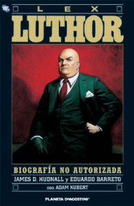 La magnífica portada de Eric Peterson para la biografía no autorizada de Lex.