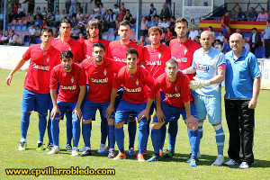 Un once inicial del Club Polideportivo Villarrobledo de esta temporada. Fotos: www.cpvillarrobledo.com