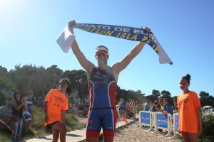 Albert Corominas fue el vencedor el pasado año del Quadriatlón Isla de Ibiza.