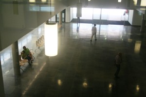 El vestíbulo del nuevo hospital de Can Misses.