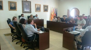 Una imagen del pleno del mes de septiembre del Ayuntamiento de Sant Josep.
