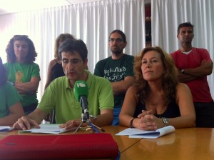 Àlex Pitaluga i Pepa Costa durant la roda de premsa. Foto: D.V.