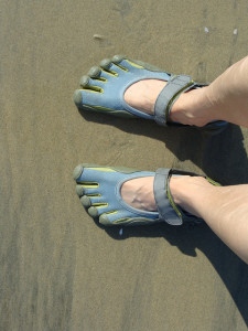  Modalidad de zapatilla para el 'barefoot running', que practica Javier González Granado. Foto: Lavender Dreamer (Wikipedia)