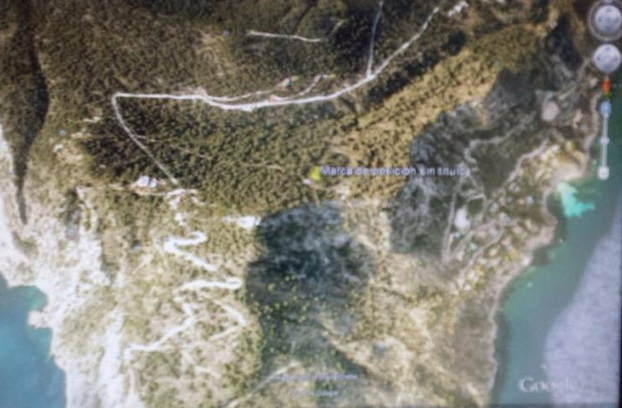 Captura en google maps de la zona. Foto: Facebook C.C. Es Xebel·li d'Eivisa.