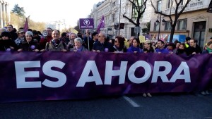 Imagen de la multitudinaria manifestación organizada por Podemos. Foto: Facebook Podemos