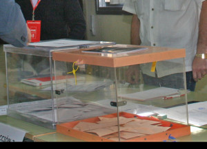 Imagen de archivo de una urna electoral. 