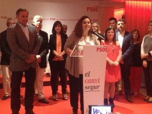 Pilar Costa, número uno del PSOE al Parlament