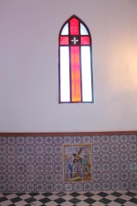 Imatge de l'interior de la capella. 