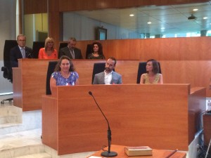 Imagen de archivo de un pleno del Consell de Ibiza