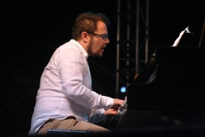 El pianista Abe Rábade, durante su actuación con la Eivissa Jazz Experiencie '15.
