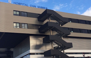 Imagen de la fachada del hospital de Can Misses.