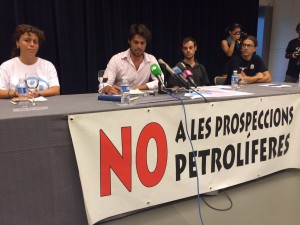 Imagen de archivo de algunos de los representantes de Alianza Mar Blava, Eivissa Diu No y Eivissa Anti Petrolífera.
