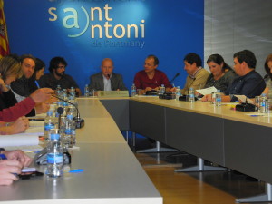 Sesión plenaria del Ayuntamiento de Sant Antoni