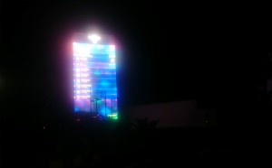 Este viernes se inauguró la pantalla de leds exterior cóncava más grande del mundo en el Hard Rock Hotel Ibiza.