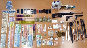 La Policía Nacional se incautó de más de 84.000 euros en la operación contra la droga desplegada en Sa Penya.