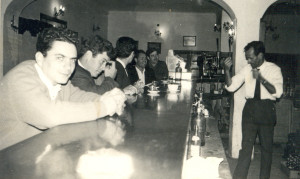 Juan Marí, a la derecha de la imagen, en una foto histórica de Las Dalias