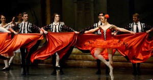 Imagen del Ballet de Moscú en una interpretación