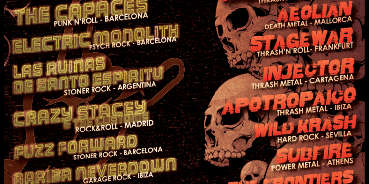 Cartel definitivo con todas las bandas del festival Can Rock.