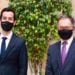 Javier Torres, conseller insular de Transportes, y Josep Marí Ribas ‘Agustinet’, conseller balear de Transportes.