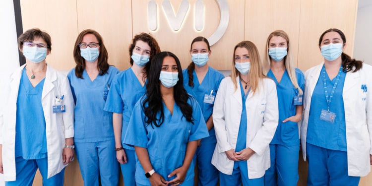 Parte del equipo de IVI Ibiza y Policlínica Ntra. Sra. del Rosario en IVI.