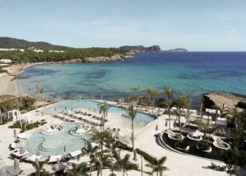 Vista desde el hotel Bless de Santa Eulària.