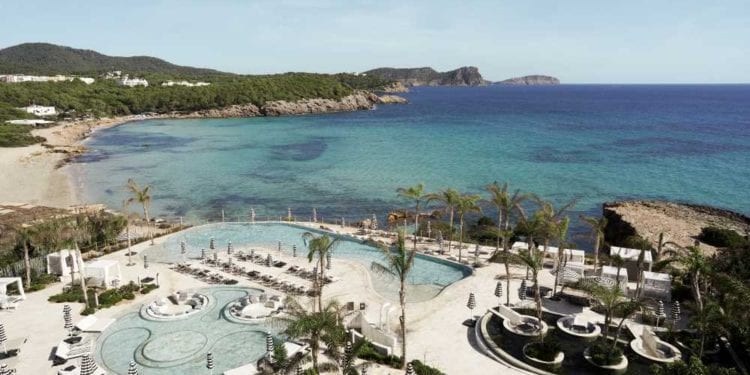 Vista desde el hotel Bless de Santa Eulària.