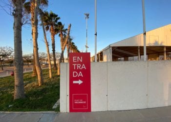 Punto de vacunación del Recinto Ferial.