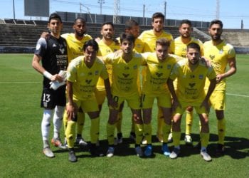 Once inicial del Formentera en Inca. Foto: Fútbol Balear