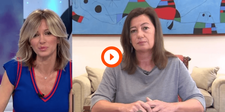 Susana Griso y Francina Armengol. Imagen de Antena 3