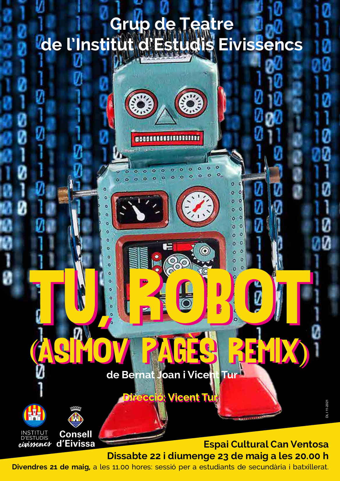 El Grup de Teatre de l’IEE estrena Tu, Robot (Asimov Pagès Remix)