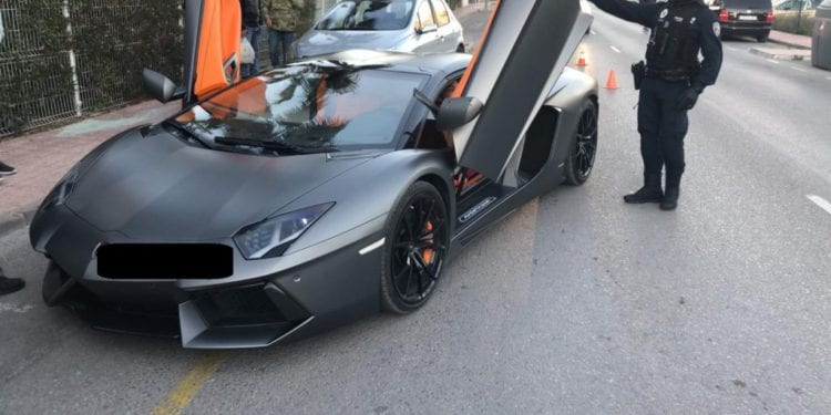 Imagen de archivo de un Lamborghini en Ibiza.