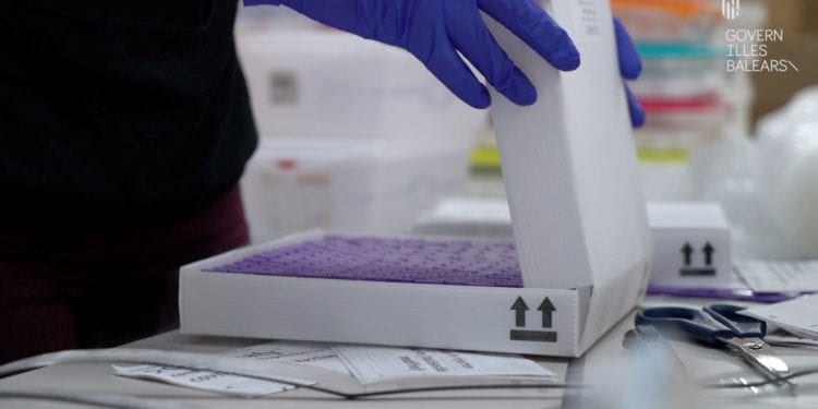 Una partida de vacunas llegadas a Baleares.