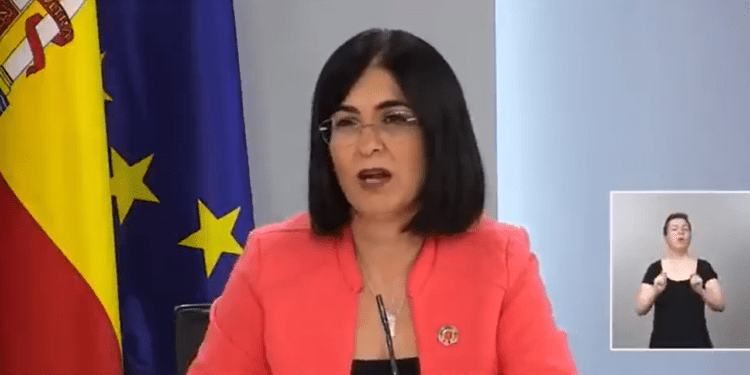 Carolina Darias en rueda de prensa.