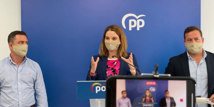 Miquel Jerez, Marga Prohens y Agustín Almodóbar.