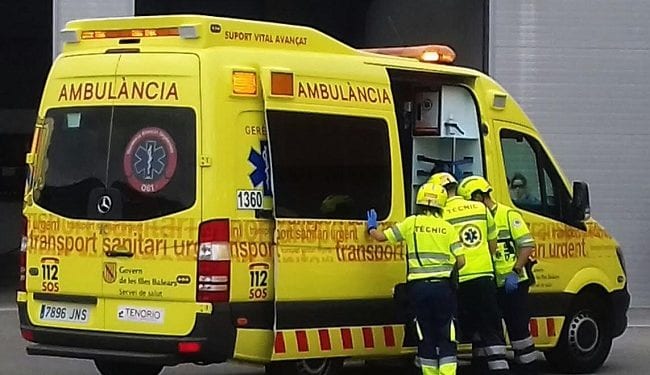 Imagen de archivo de una ambulancia.