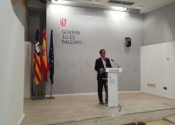 Iago Negueruela, en rueda de prensa tras el Consell de Govern.