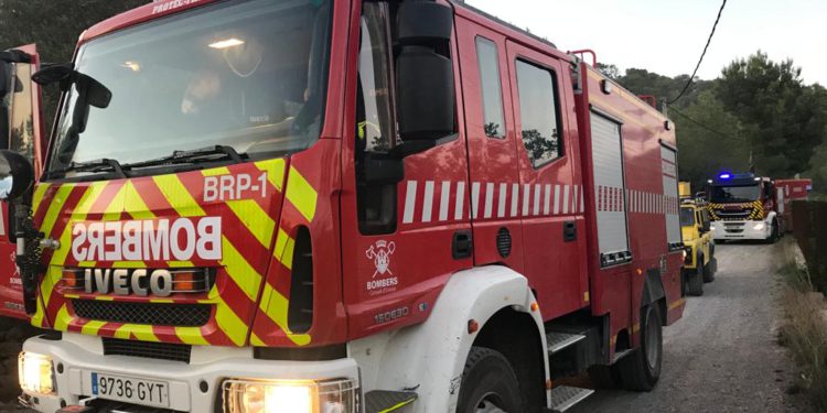 Imagen de archivo de bomberos de Ibiza.
