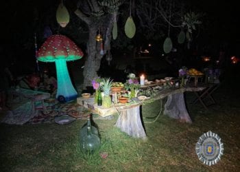 Fiesta ilegal en Sant Antoni en una imagen de archivo