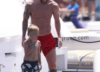 Messi, en unas vacaciones anteriores en Ibiza con su familia.