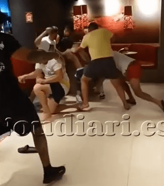 Pelea en un establecimiento de Ibiza
