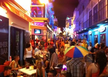 Una imagen del archivo del West de Sant Antoni antes de la pandemia.