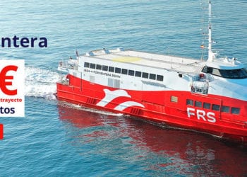 Una imagen promocional de FRS en su trayecto de Ibiza a Formentera.