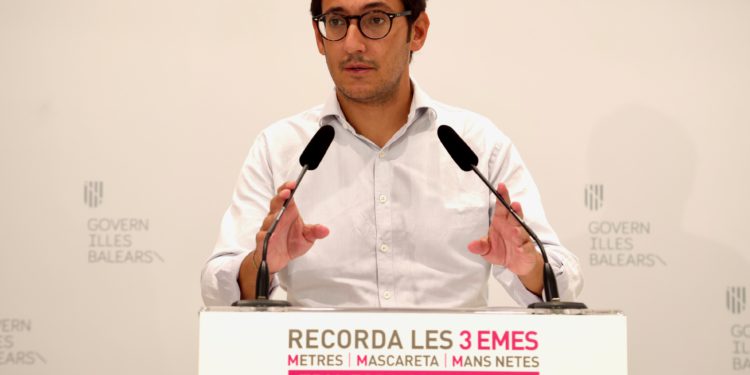 Iago Negueruela, en rueda de prensa tras el Consell de Govern