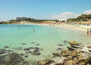 Vista general de Cala Nova.