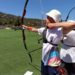 Toni Roig, cadete en tiro con arco.