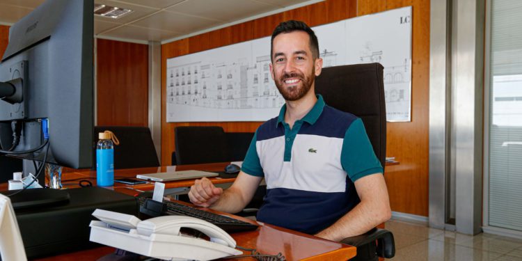 Javier Torres, conseller de Transportes. Foto de Toni Escobar