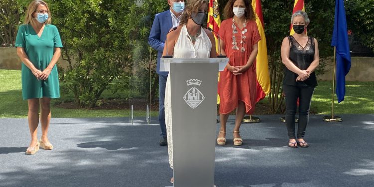 Francina Armengol con los presidentes insulares.