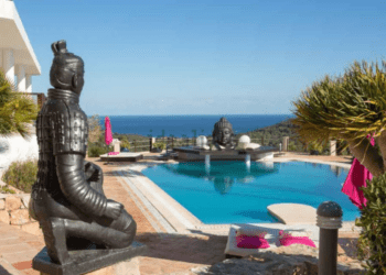 Una vivienda de lujo en Ibiza en una imagen de archivo del portal Idealista.